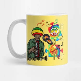 Colorful Shanti Music Mug